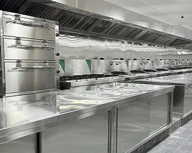 Maintenance of commercial kitchen equipment